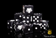 Baron Of Dice Raven Dice Square Corner 16mm Dice X25