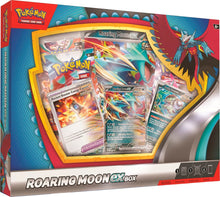 Load image into Gallery viewer, Pokemon TCG Roaring Moon ex / Iron Valiant ex Collection Box