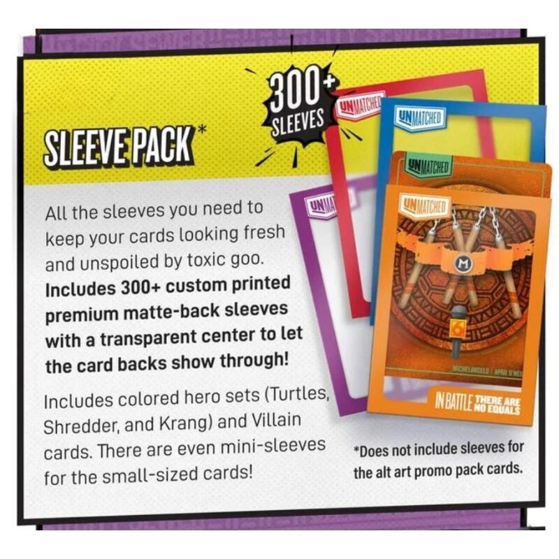 Unmatched Adventures - Teenage Mutant Ninja Turtles Sleeve Pack
