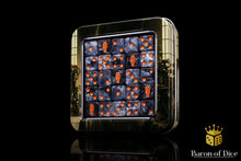 Load image into Gallery viewer, Baron Of Dice Day Of The Dead Orange Coffin Dice X25