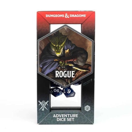 Dungeons & Dragons Adventure Dice by Sirius Dice: Rogue - Purple