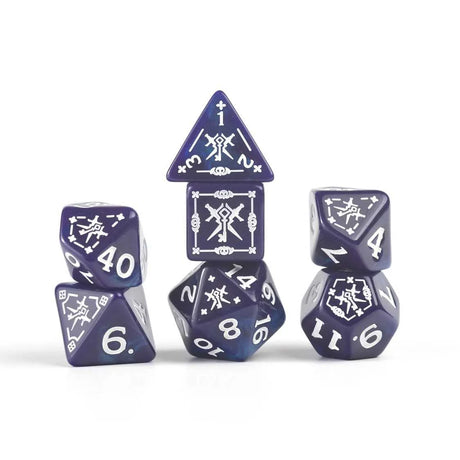 Dungeons & Dragons Adventure Dice by Sirius Dice: Rogue - Purple