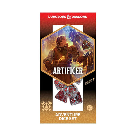 Dungeons & Dragons Adventure Dice by Sirius Dice: Artificer - Clear