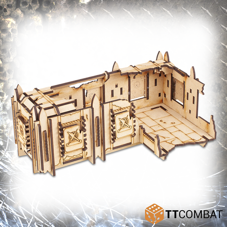 TTCombat Tabletop Scenics - Sci-fi Gothic Ruined Mecharium Research Pods
