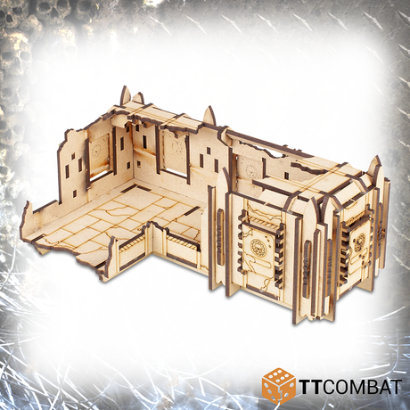 TTCombat Tabletop Scenics - Sci-fi Gothic Ruined Mecharium Research Pods