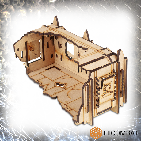 TTCombat Tabletop Scenics - Sci-fi Gothic Ruined Mecharium Research Pods