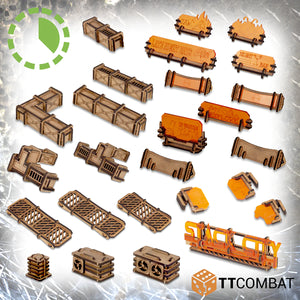 TTCombat Tabletop Scenics - Sci-fi Gothic Stack City Accessories