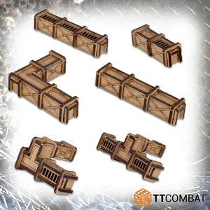 TTCombat Tabletop Scenics - Sci-fi Gothic Stack City Accessories