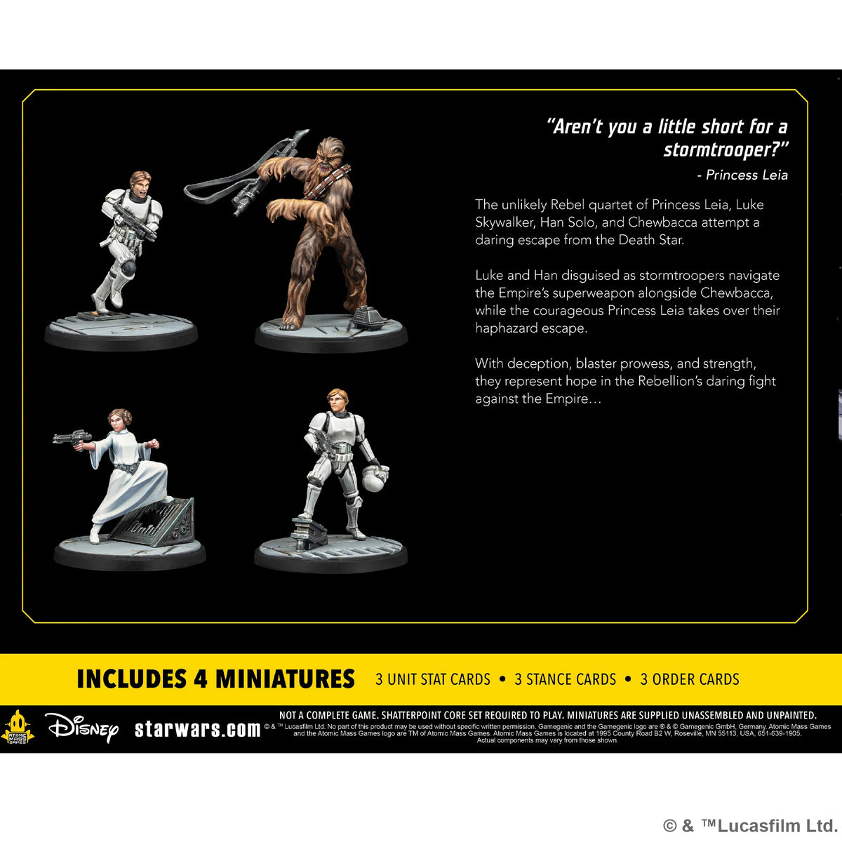 Star Wars Shatterpoint This is Some Rescue! Princess Leia Squad Pack