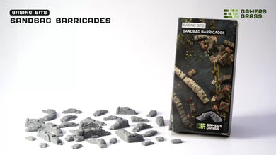 Gamers Grass Basing Bits Sandbag Barricades