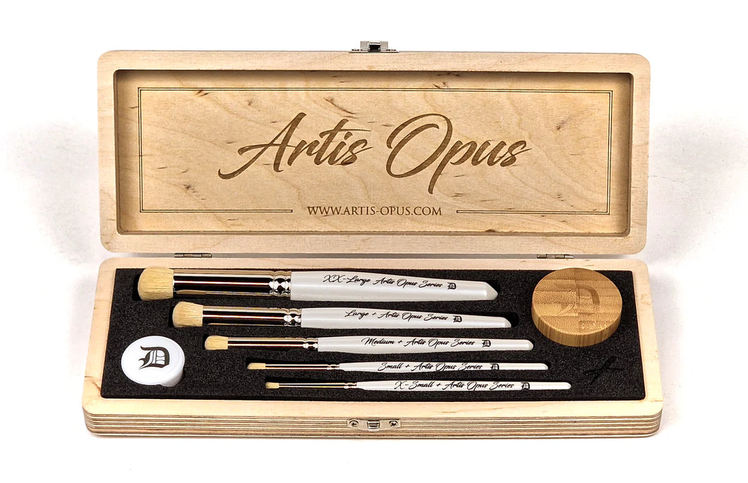 Artis Opus Series D PLUS DryBrush Set (5 Piece)