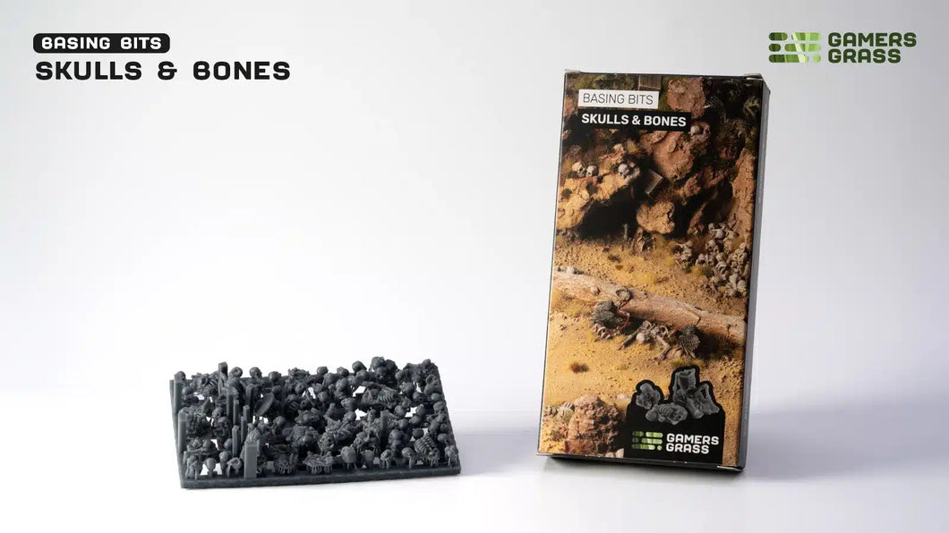 Gamers Grass Basing Bits Skulls & Bones