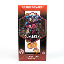 Load image into Gallery viewer, Dungeons &amp; Dragons Adventure Dice by Sirius Dice: Sorcerer - Orange
