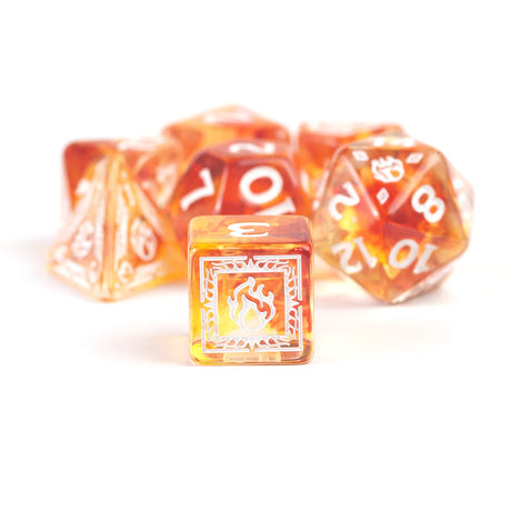 Dungeons & Dragons Adventure Dice by Sirius Dice: Sorcerer - Orange
