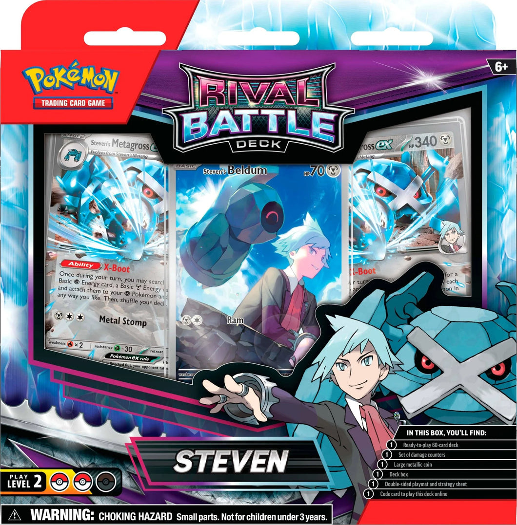 Pokemon TCG May 2025 Rival Battle Decks Steven / Marnie
