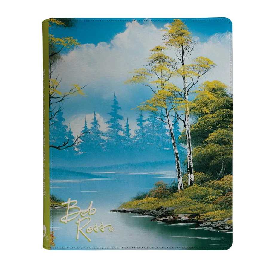 Bob Ross Zippered 9-Pocket Premium PRO Binder Lakeside Path