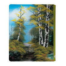 Load image into Gallery viewer, Bob Ross Zippered 9-Pocket Premium PRO Binder Lakeside Path