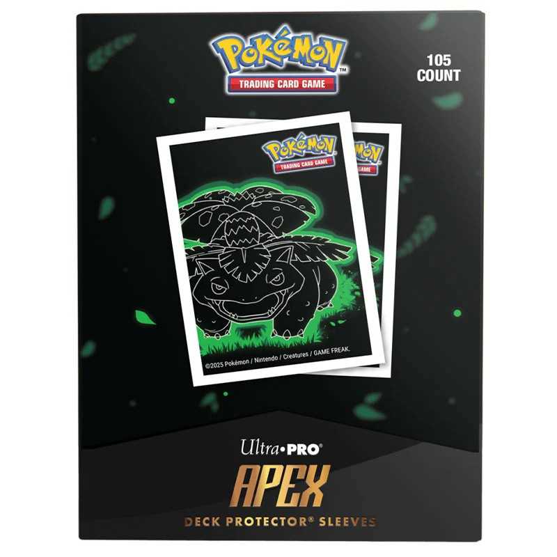 Ultra Pro: Pokemon Neon Kanto Apex Deck Protector Sleeves - Venusaur (105 ct)