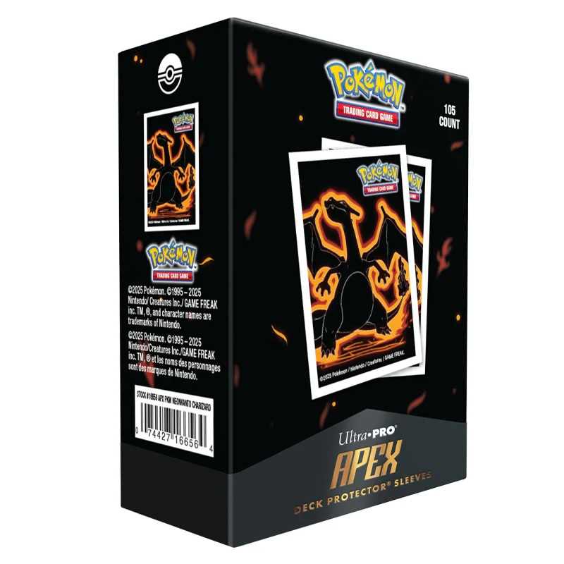 Ultra Pro: Pokemon Neon Kanto Apex Deck Protector Sleeves - Charizard (105 ct)