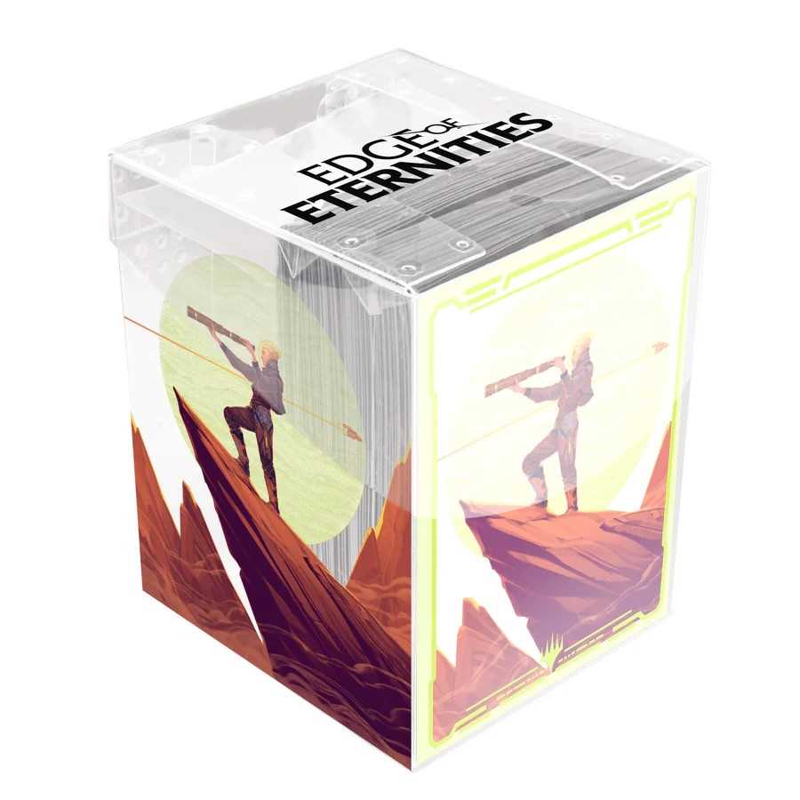MTG Edge of Eternities 100ct Deck Protector Sleeves in Clear Box - Key Character Mythic