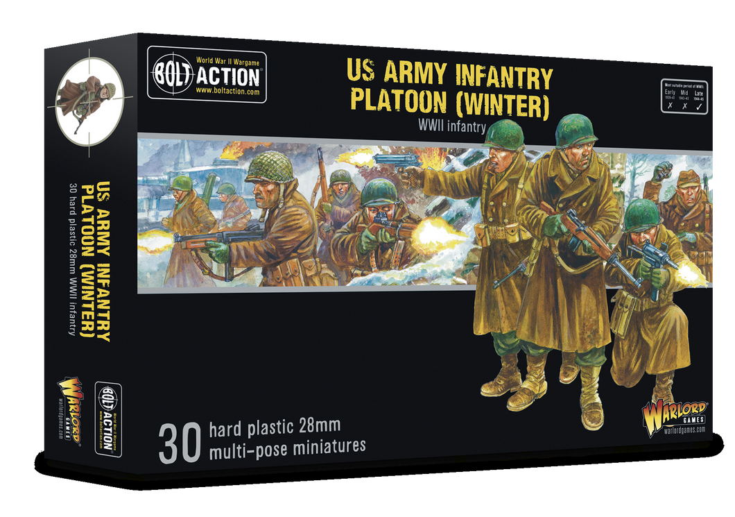 Bolt Action US Army Infantry Platoon Winter