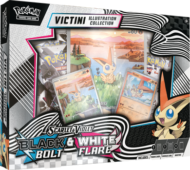 Pokemon TCG S&V 10.5 Black Bolt & White Flare Victini Illustration Collection