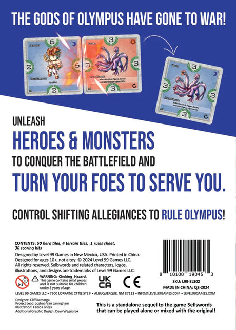 Sellswords Olympus 2nd Edition