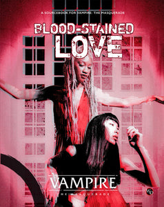 Vampire the Masquerade 5e édition RPG livre source d'amour taché de sang