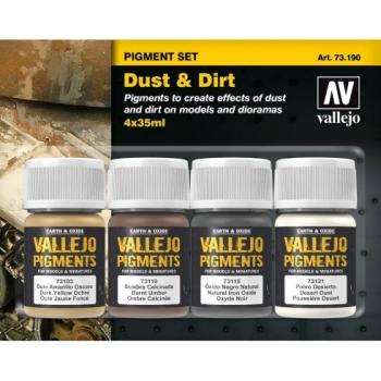 Vallejo Pigments Set - Dust & Dirt