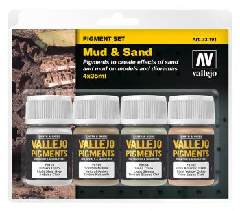 Vallejo Pigments Set - Mud & Sand