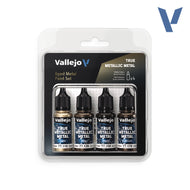 Vallejo True Metallic Metal Paint Set Aged Metal