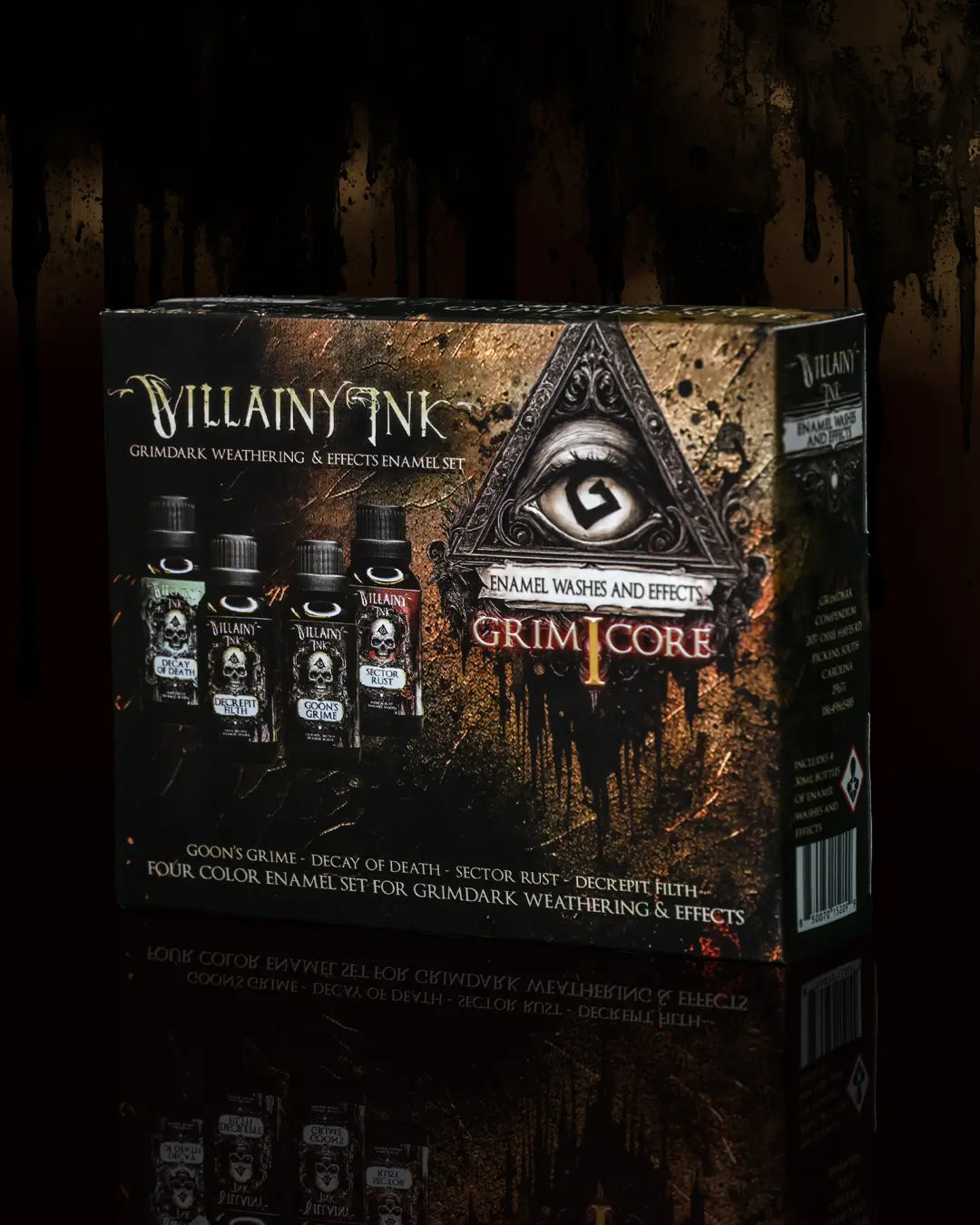 Villainy Ink Enamels Grim Core Set 1