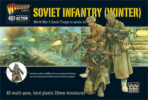 Infanterie d'hiver soviétique à action de boulon