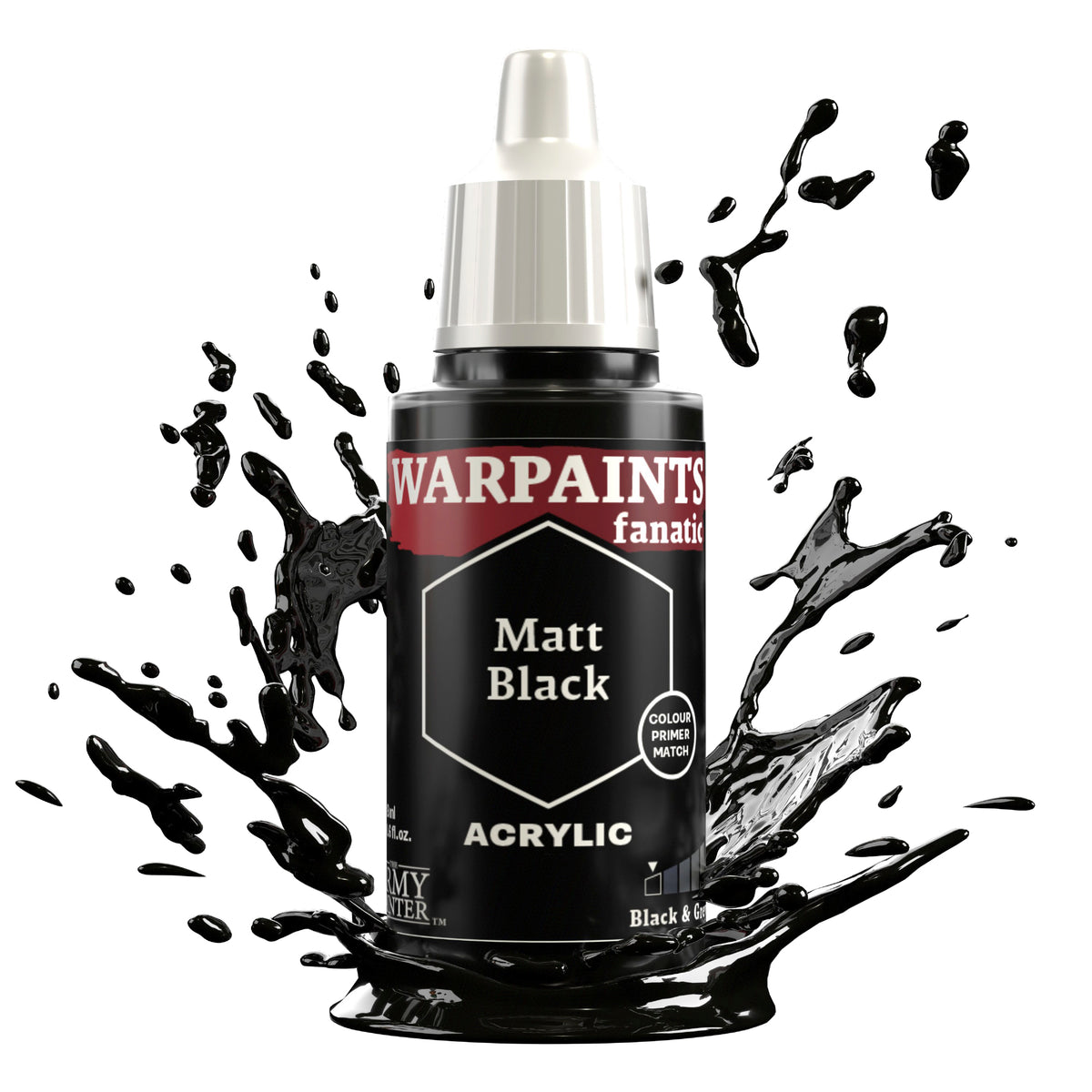The Army Painter Warpaints Fanatic Matt Black