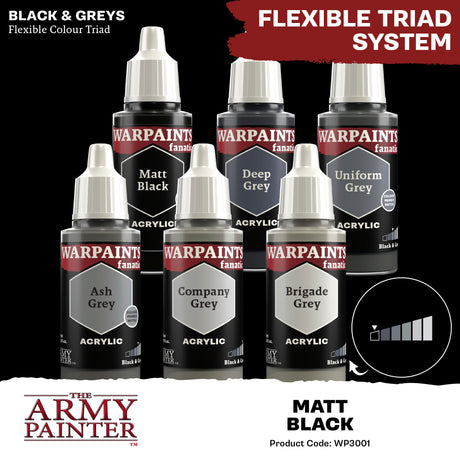The Army Painter Warpaints Fanatic Matt Black