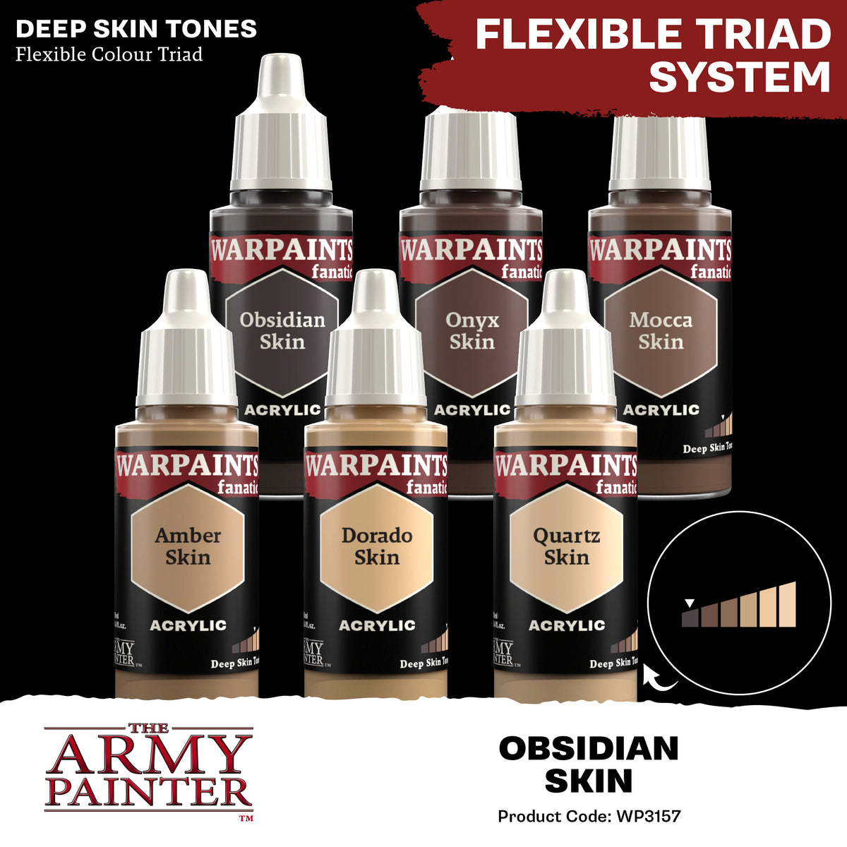 The Army Painter Warpaints Fanatic Obsidian Skin