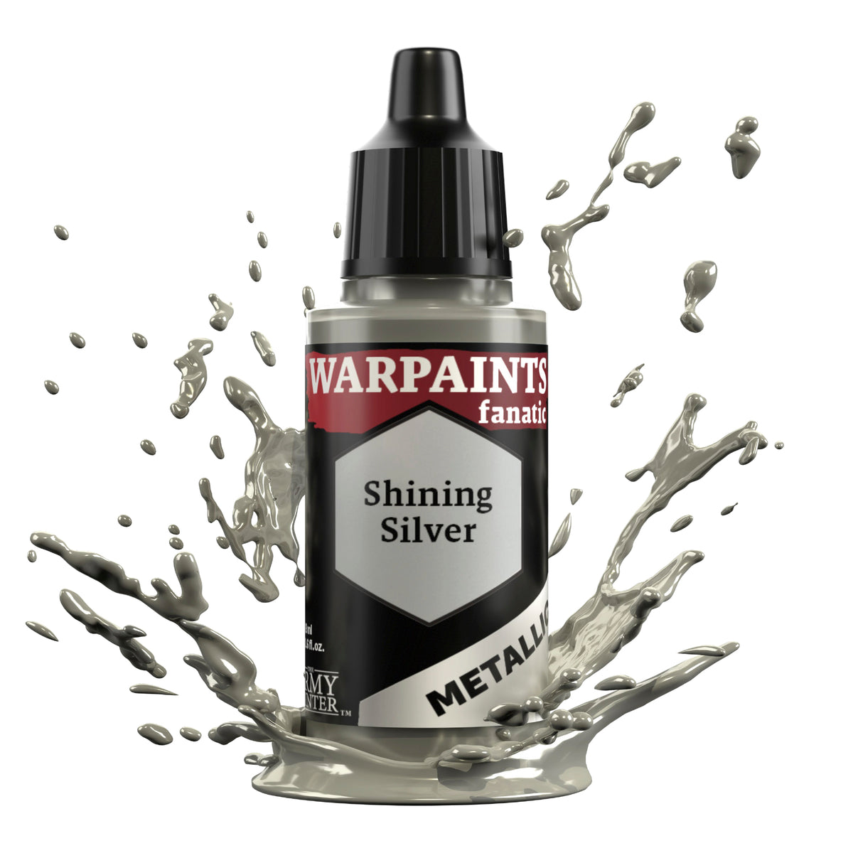 The Army Painter Warpaints Fanatic Metallic  Shining Silver