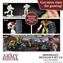 Load image into Gallery viewer, The Army Painter Speedpaint Metallics Set 2.0