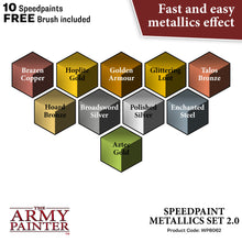 Load image into Gallery viewer, The Army Painter Speedpaint Metallics Set 2.0