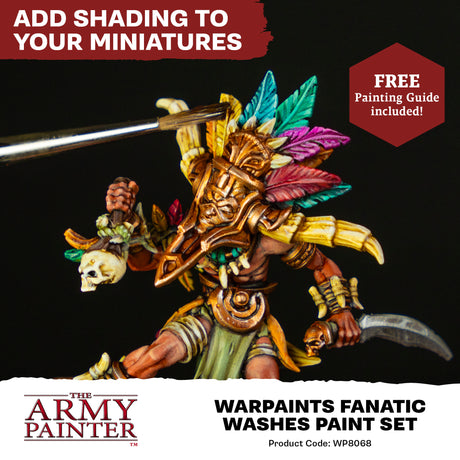 The Army Painter Warpaints Fanatic Washes Paint Set