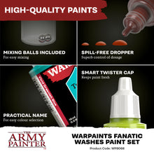 Indlæs billede i gallerifremviser, The Army Painter Warpaints Fanatic Washes Paint Set