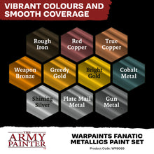 Laden Sie das Bild in den Galerie-Viewer, The Army Painter Warpaints Fanatic Metallics Paint Set
