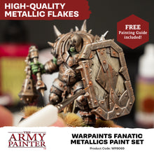 Last inn bildet i Gallery Viewer, The Army Painter Warpaints Fanatic Metallics Paint Set