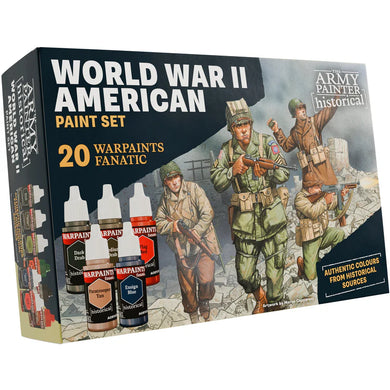 The Army Painter Historical Warpaints Fanatic Paint Set - World War II American
