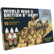 Load image into Gallery viewer, The Army Painter Historical Warpaints Fanatic Paint Set - World War II British 8th Army