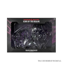 Load image into Gallery viewer, D&amp;D Icons of the Realms: Black Dracolich Boxed Miniature