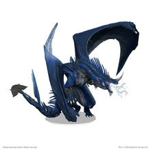 Load image into Gallery viewer, D&amp;D Icons of the Realms Anthradusk, Ancient Blue Dragon (B GRADE)
