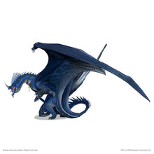 Load image into Gallery viewer, D&amp;D Icons of the Realms Anthradusk, Ancient Blue Dragon (B GRADE)