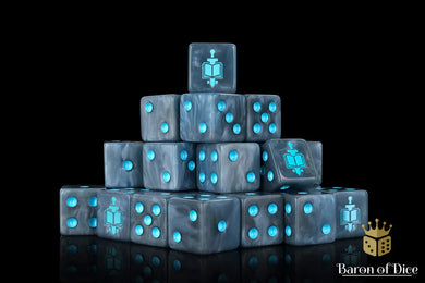 Baron Of Dice Warrior Knights Dice Square Corner 16mm Dice X25