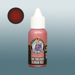 Two Thin Coats Scarab Red